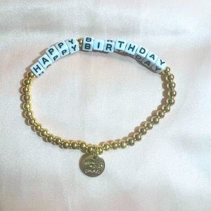 Little Words Project Happy Birthday bracelet